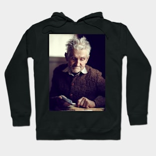 Senior farmer holding money Hoodie